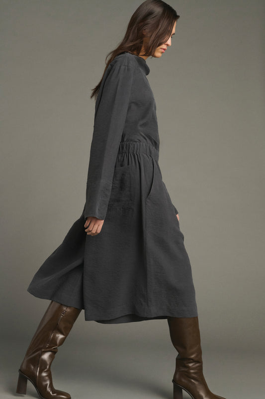 Bermuda Lexie - Gris Antracita - Seda - Mujer