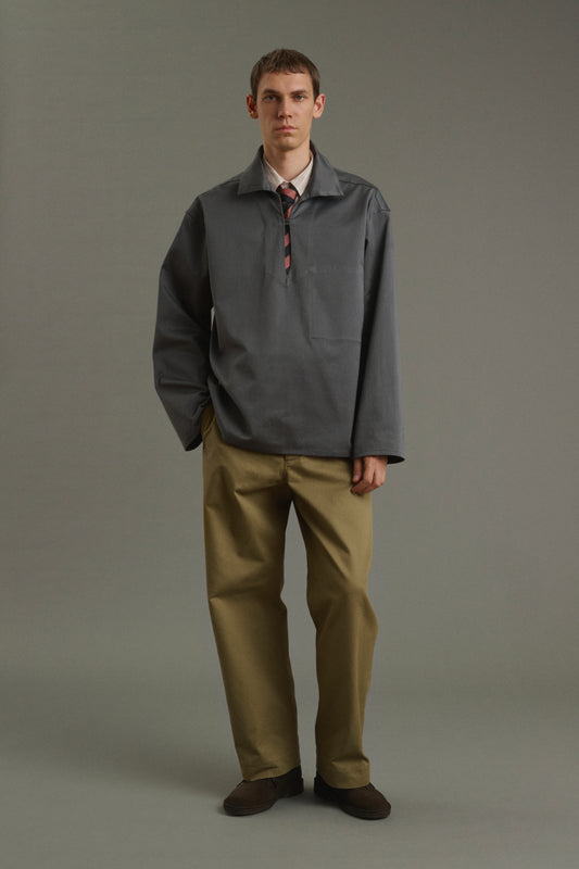Chaqueta marinera Pierre - Gris oscuro - Algodón - Hombre
