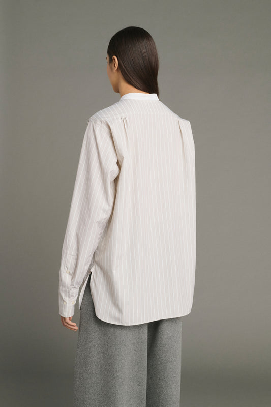 Camisa Lucile - Avellana/Crudo - Algodón - Mujer
