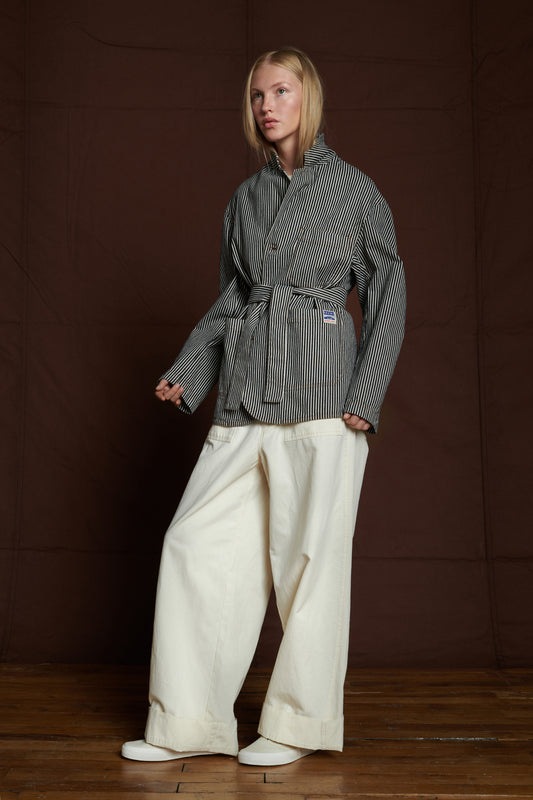 Veste Alphonse - Noir/Blanc - Coton - Femme