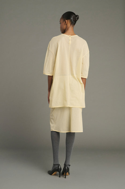 Camiseta Joly - Mantequilla - Algodón - Mujer
