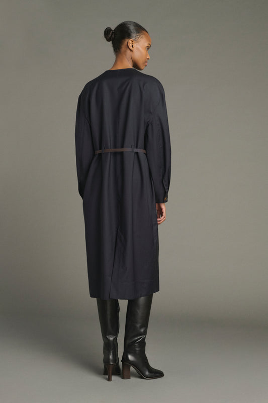 Vestido Helie - Azul/Navy - Lana - Mujer