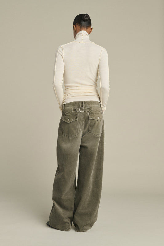 Pantalón Hunter - Gris - Algodón - Mujer