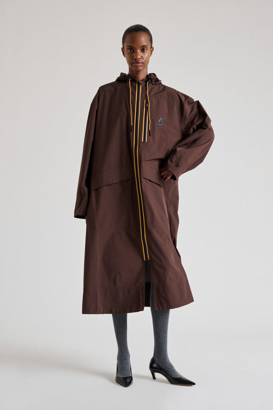 Trench Pradel - Chocolate oversize para mujer - Soeur