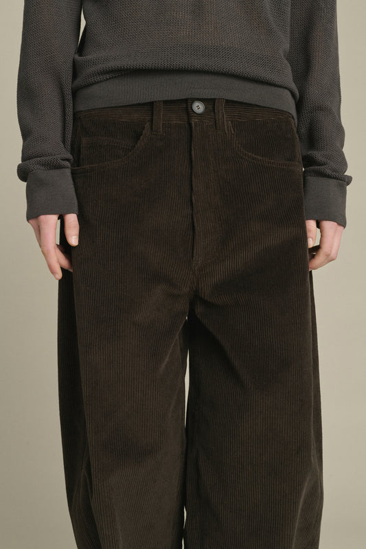 Pantalón Gunther - Marrón Oscuro - Algodón - Mujer