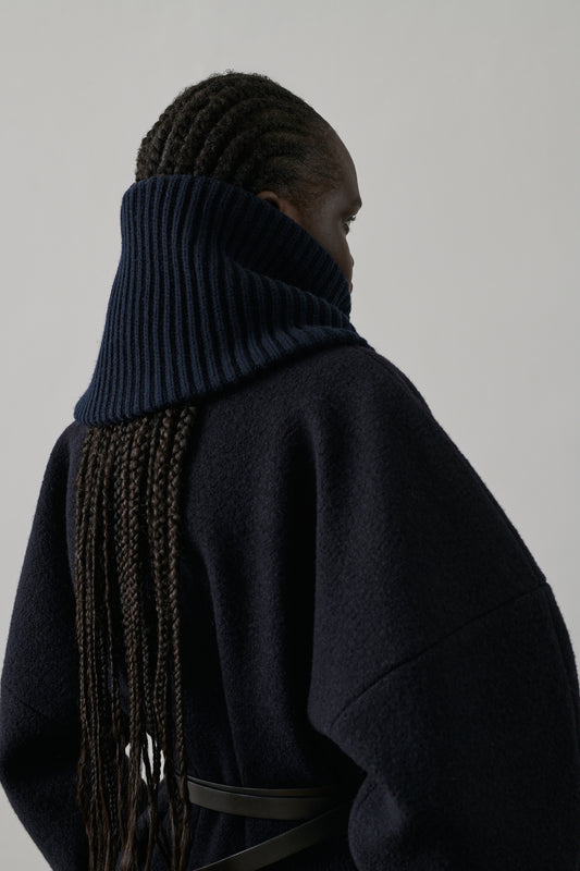 Echarpe Ginez - Navy - Laine - Femme