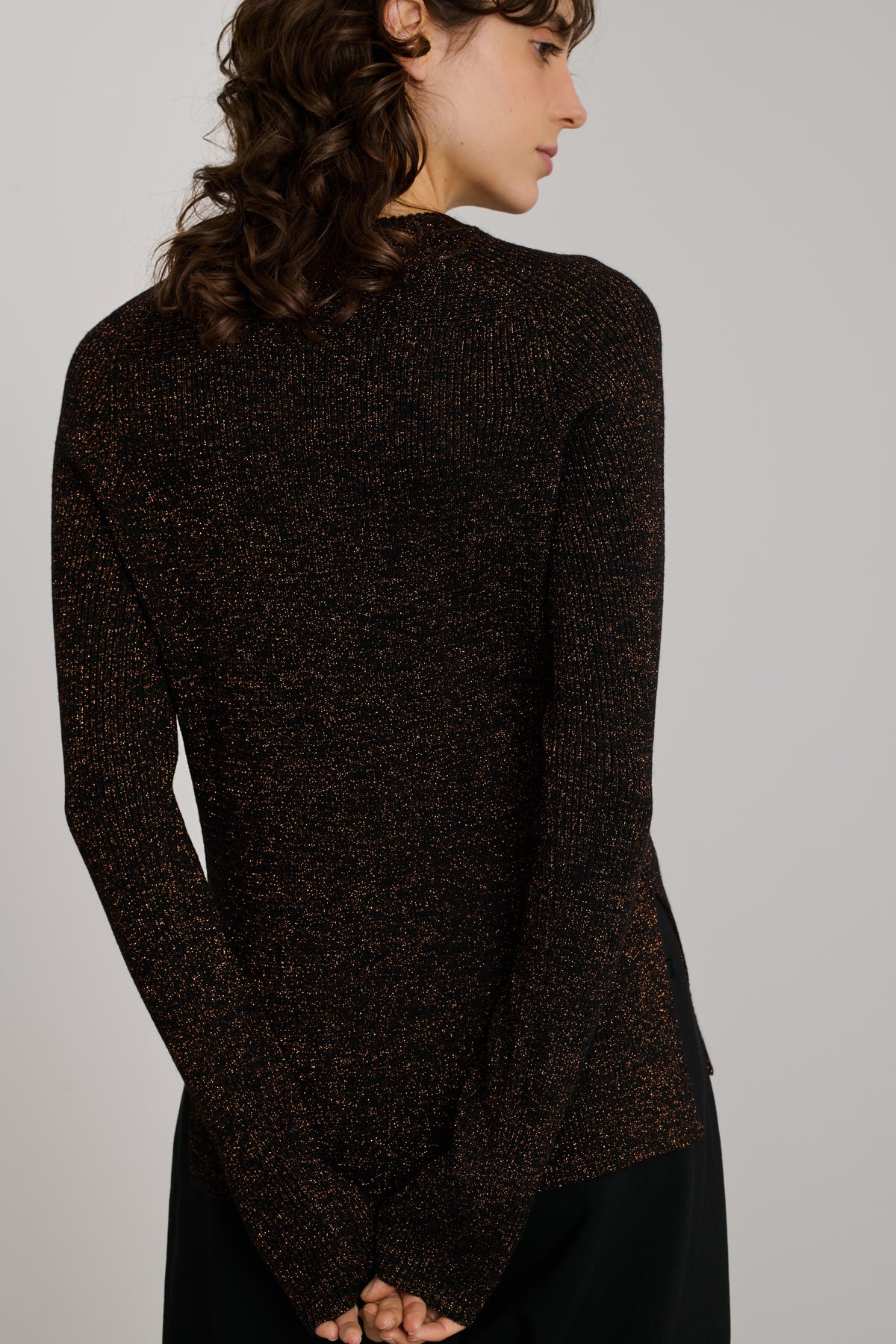 Jersey Verona - Negro/Caramelo - Mujer