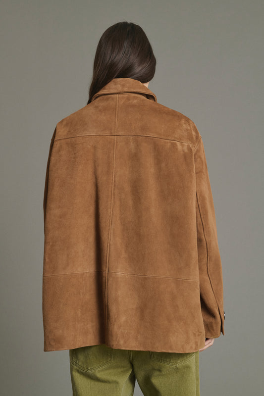 Chaqueta Vincenzo - Natural Cuero Grabado Mujer - Soeur