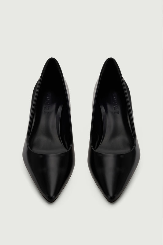 Zapatos de tacón Maggie - Negro - Cuero - Mujer