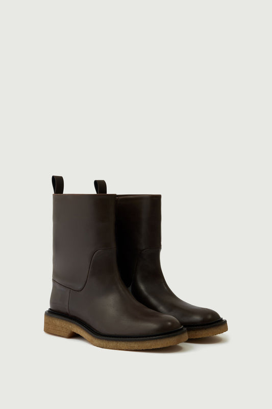 Botines Chuck - Ébano - Cuero - Mujer