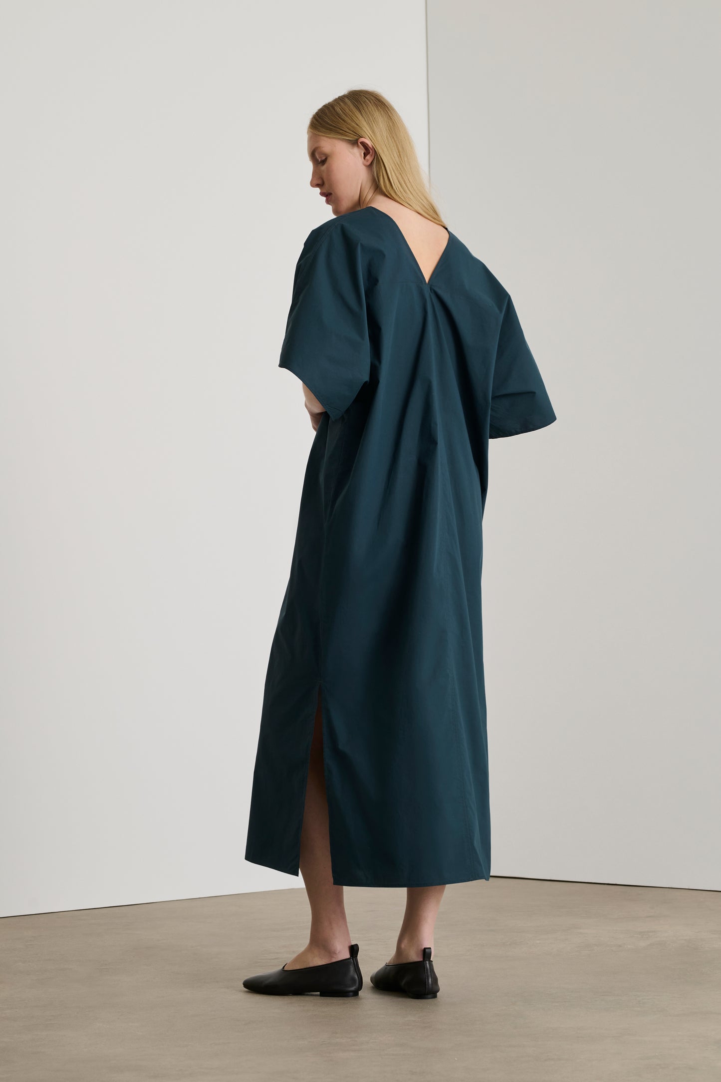 Robe Elegance - Ardoise - Coton - Femme