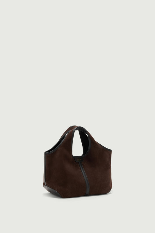 Bolso Douce Mini - Marrón Oscuro - Cuero - Mujer