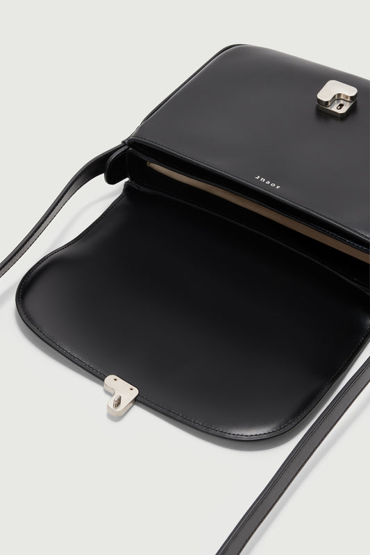 Bolso Bellissima Maxi - Negro - Cuero - Mujer