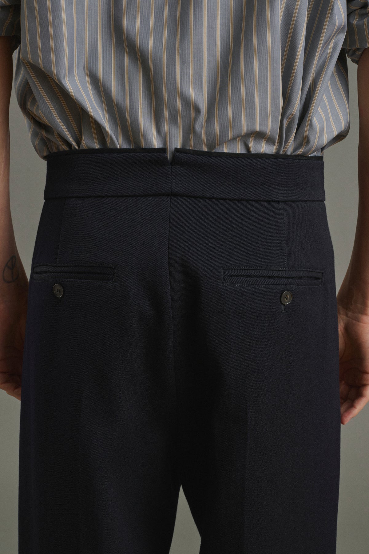 Pantalón Antonin - Azul marino oscuro - Lana - Hombre