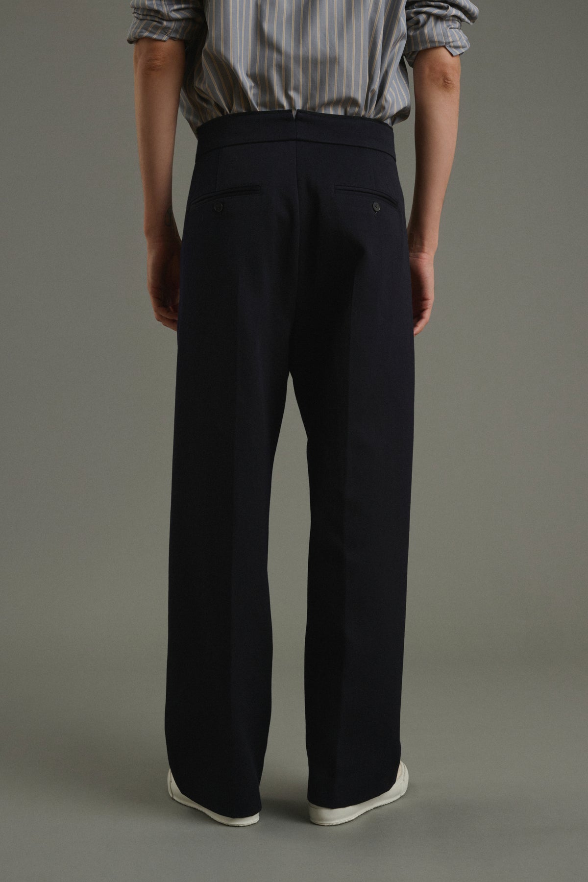 Pantalón Antonin - Azul marino oscuro - Lana - Hombre vue 4