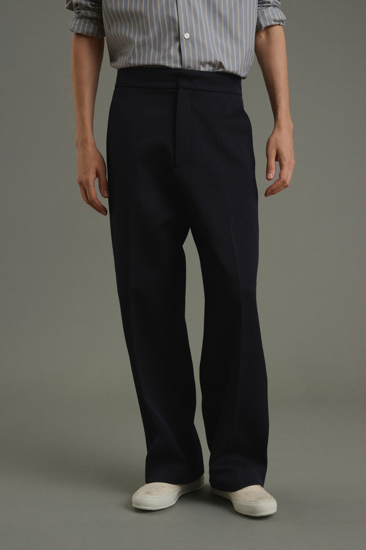 Pantalón Antonin - Azul marino oscuro - Lana - Hombre