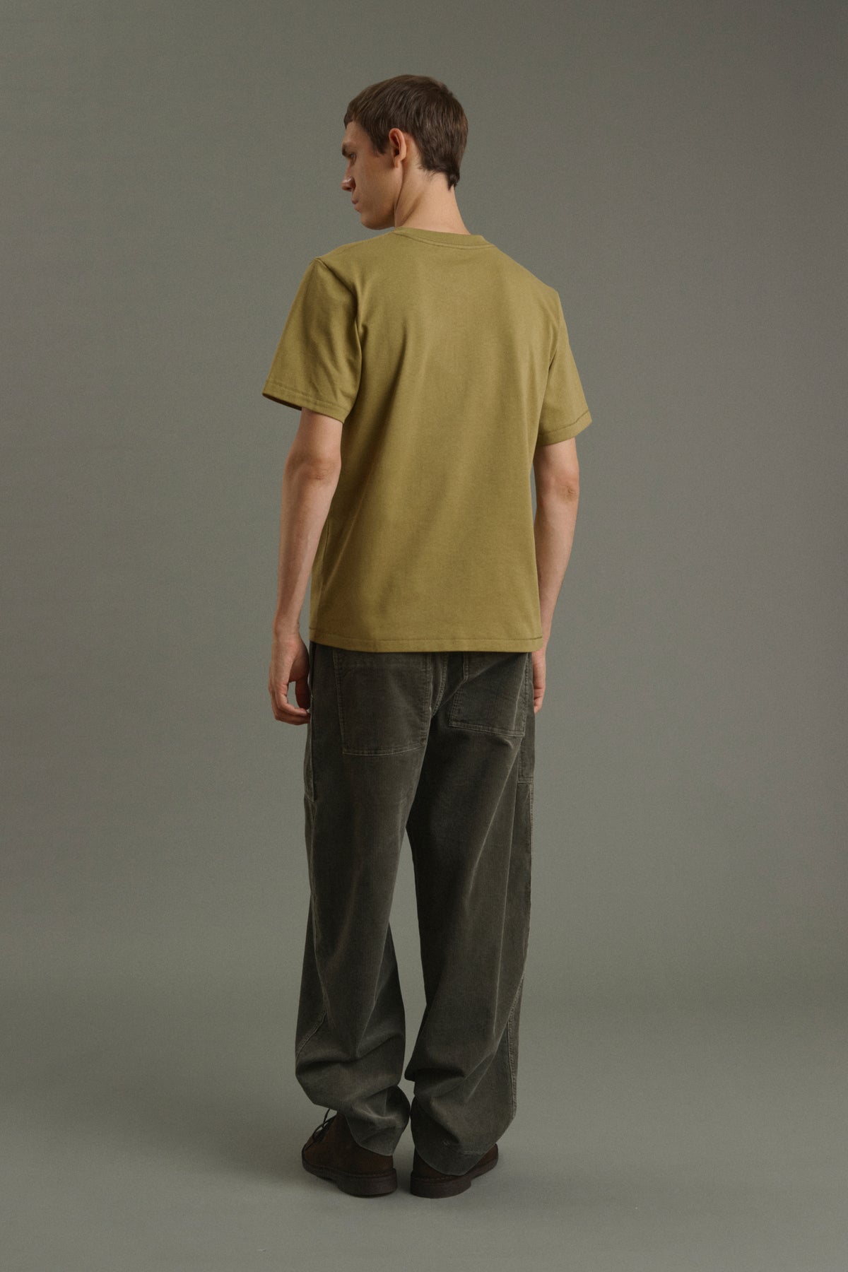 Camiseta Owen - Caqui claro - Algodón - Hombre vue 2