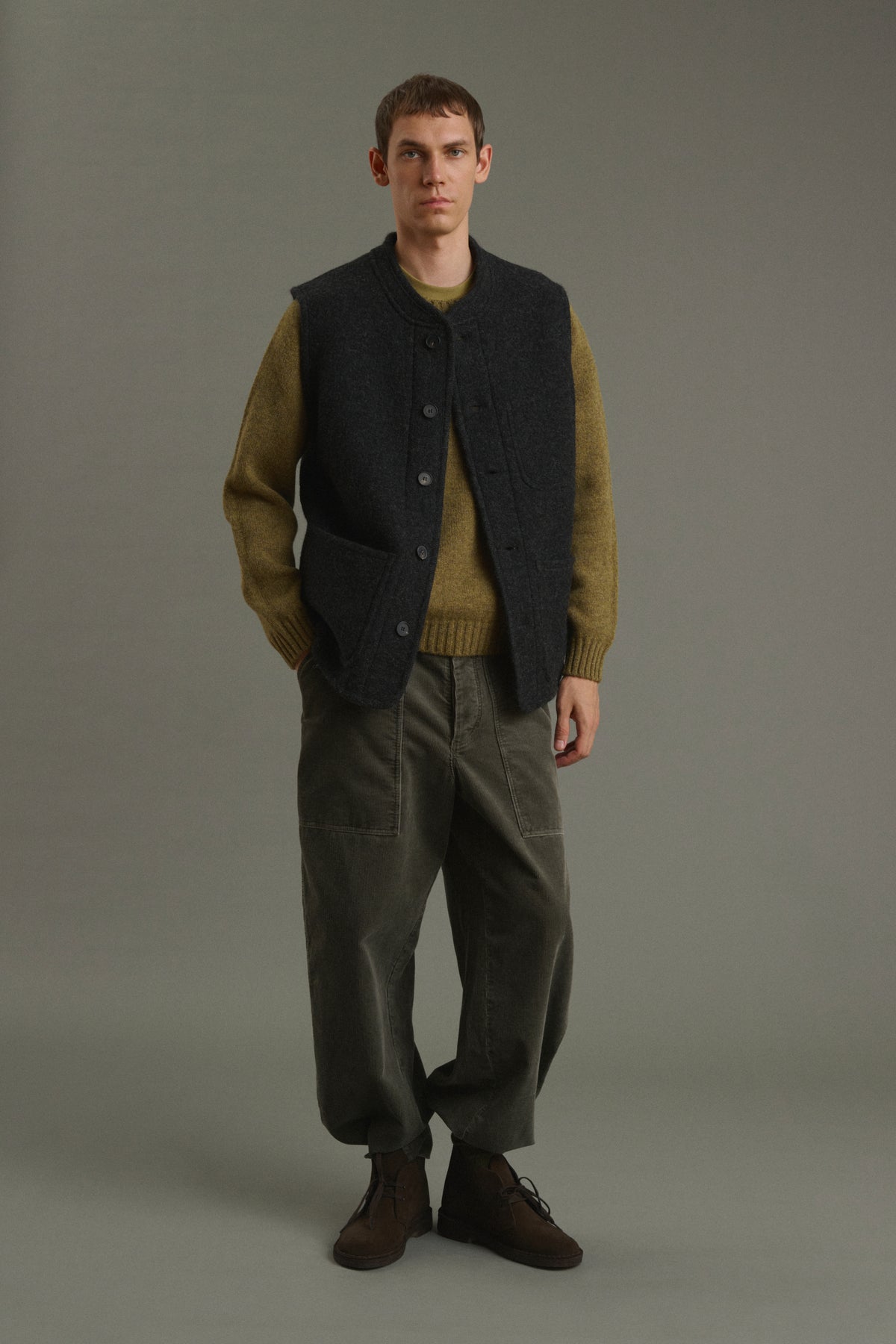 Cazadora Samuel - Gris antracita - Lana - Hombre
