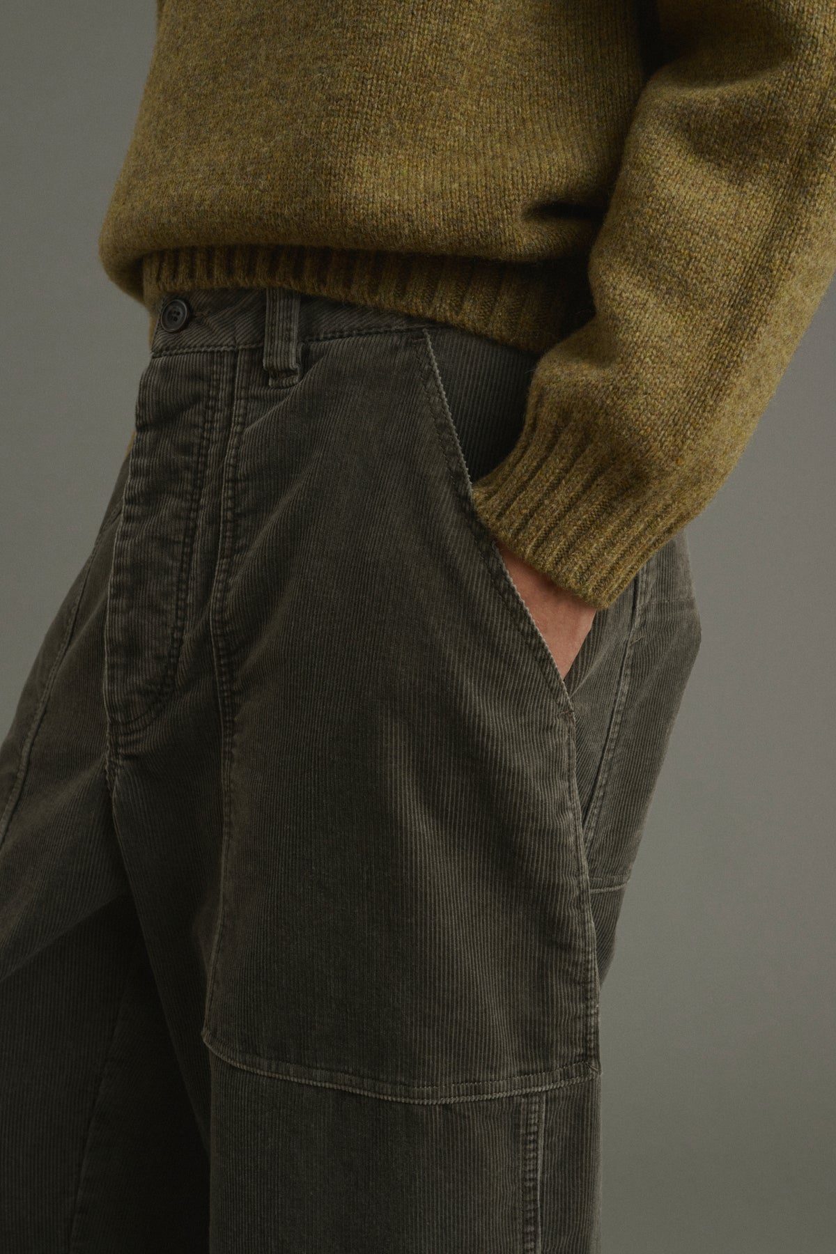 Pantalón Kurtis - Gris verdoso - Algodón - Hombre vue 5