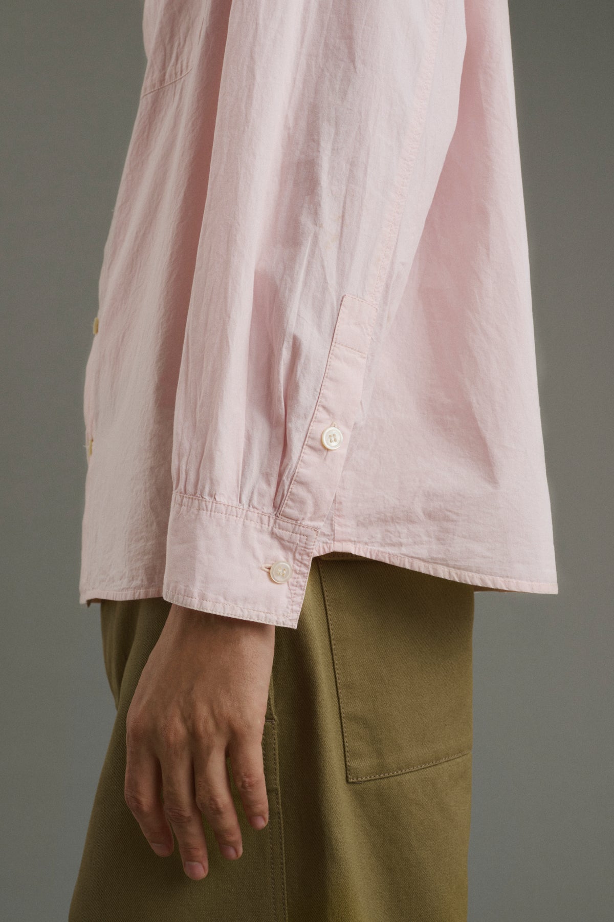 Camisa Isaac - Rosa pálido - Algodón - Hombre vue 7