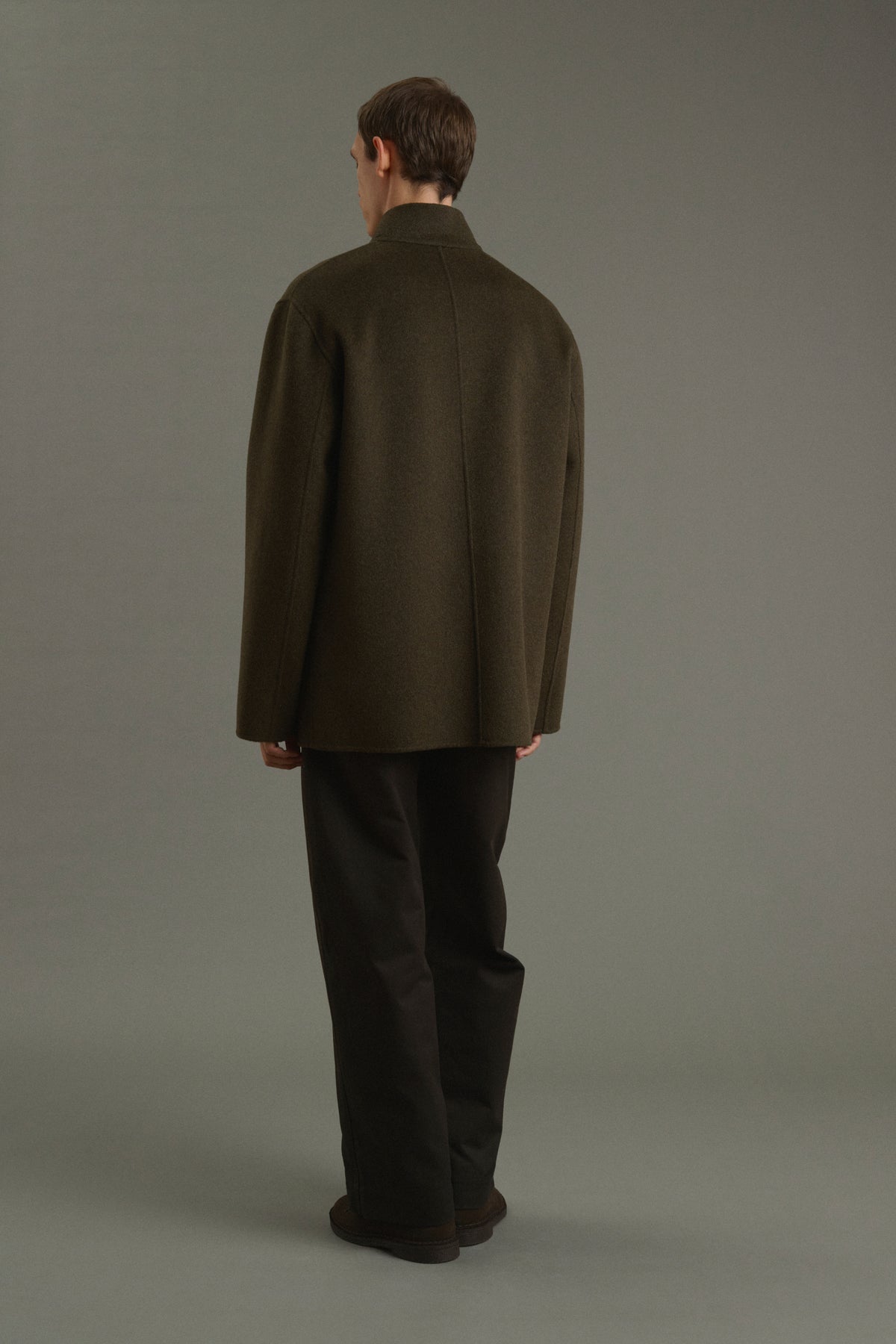 Chaqueta Eole - Caqui jaspeado - Doble faz - Hombre