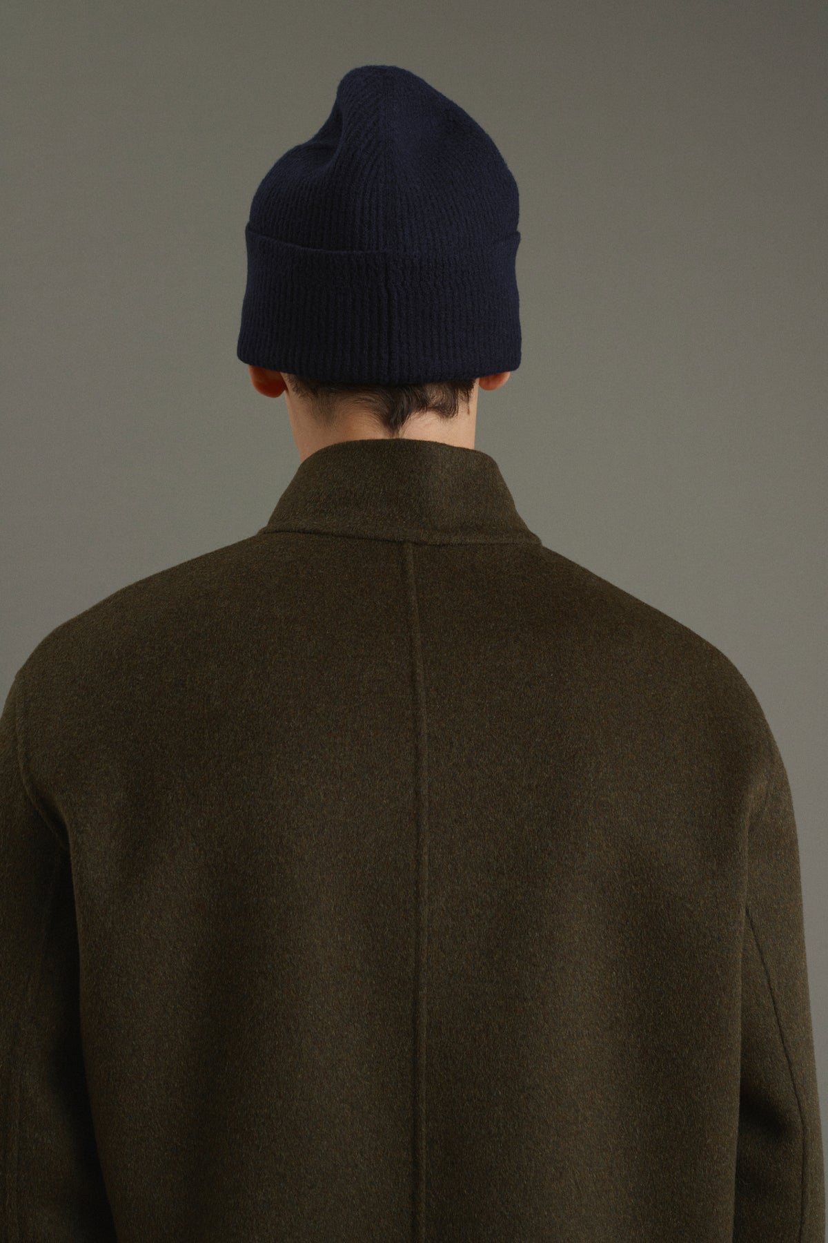 Gorro Yuta - Azul Marino - Lana Merina - Hombre vue 3