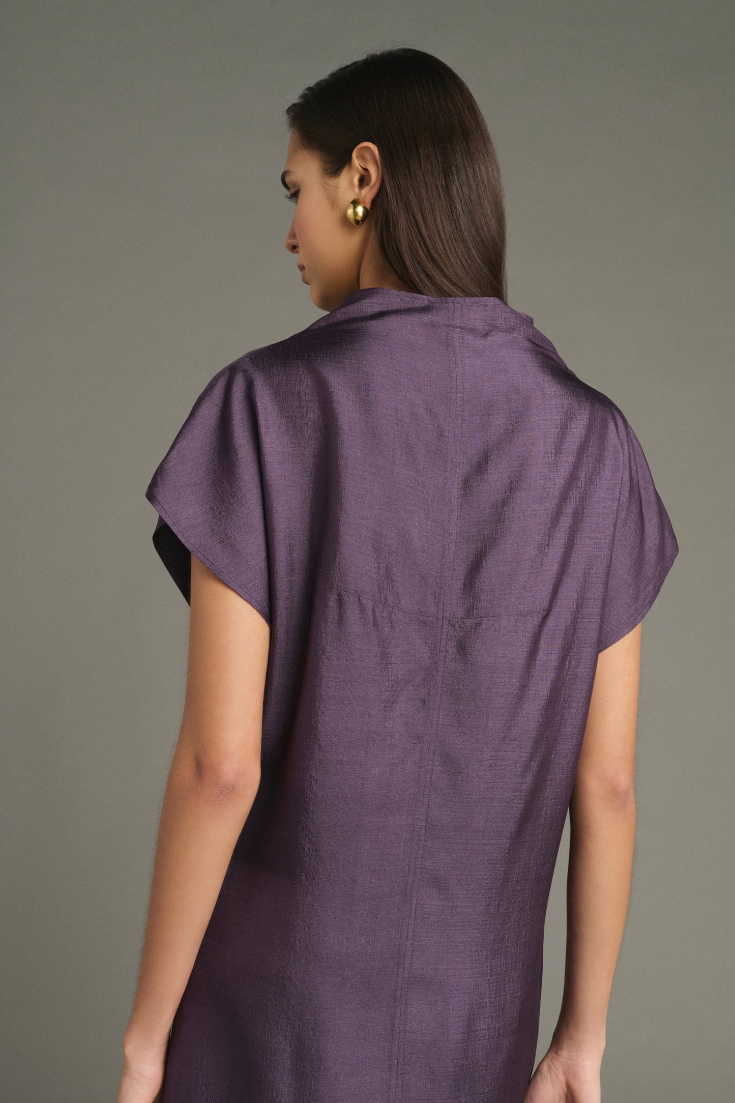 Vestido Foggia - Violeta - Seda - Mujer