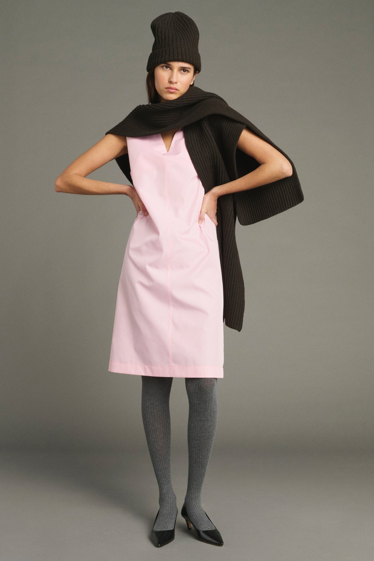 Bufanda Loretta - Chocolate - Lana Merino - Mujer vue 3