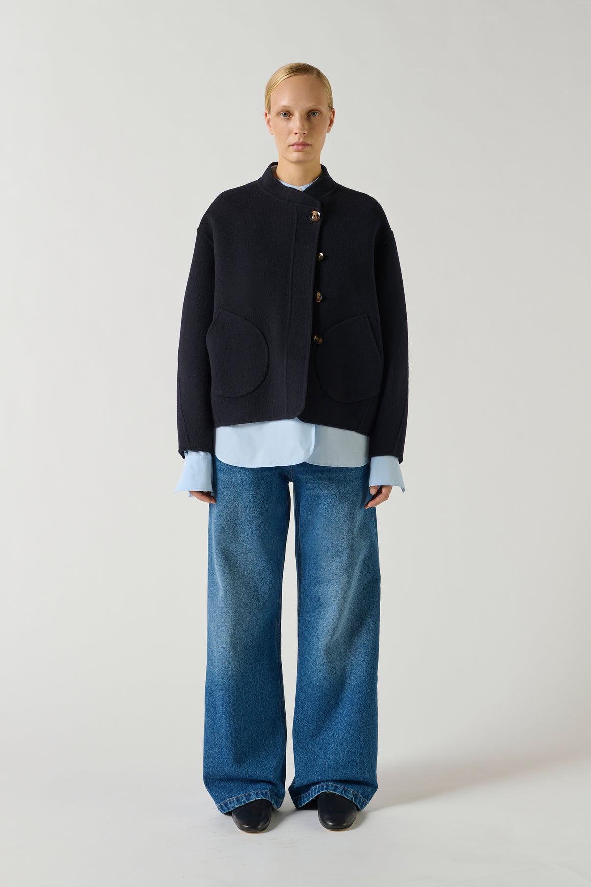 Manteau Windsor - Deep Navy - Laine - Femme vue 2