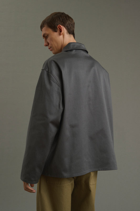 Chaqueta marinera Pierre - Gris oscuro - Algodón - Hombre