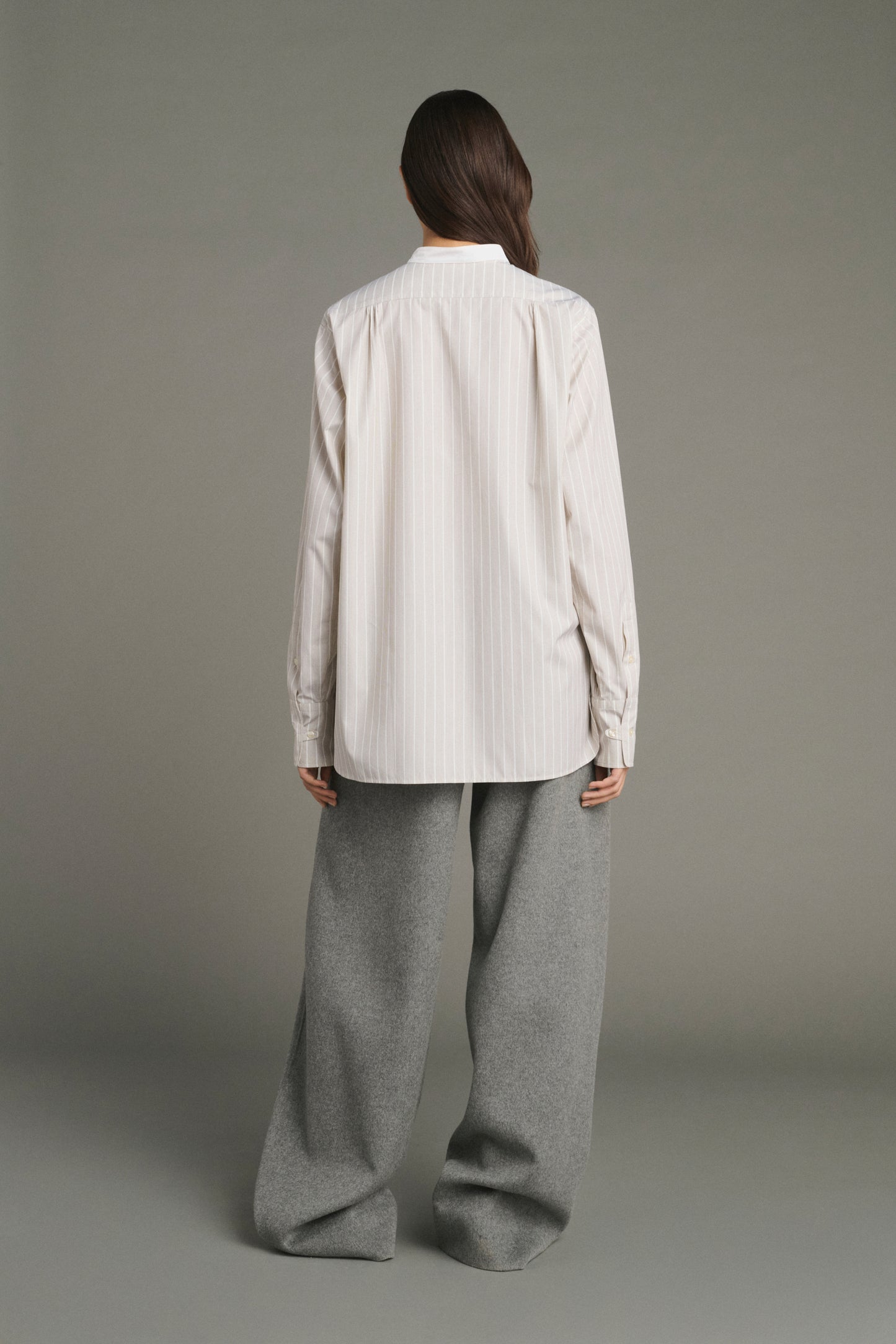 Camisa Lucile - Avellana/Crudo - Algodón - Mujer