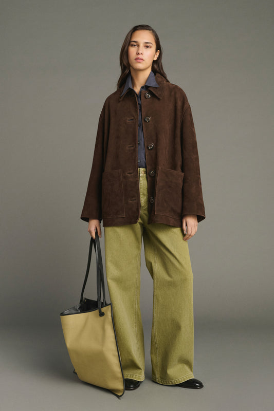 Chaqueta Vincenzo - Ébano - Cuero - Mujer