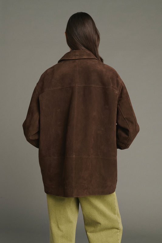 Chaqueta Vincenzo - Ébano - Cuero - Mujer