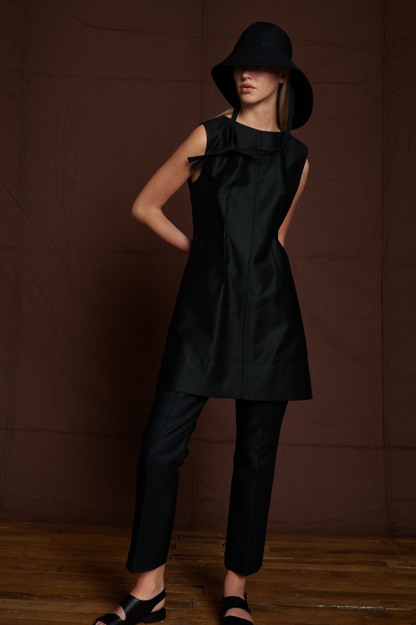 Robe Amandine - Noir - Coton - Femme