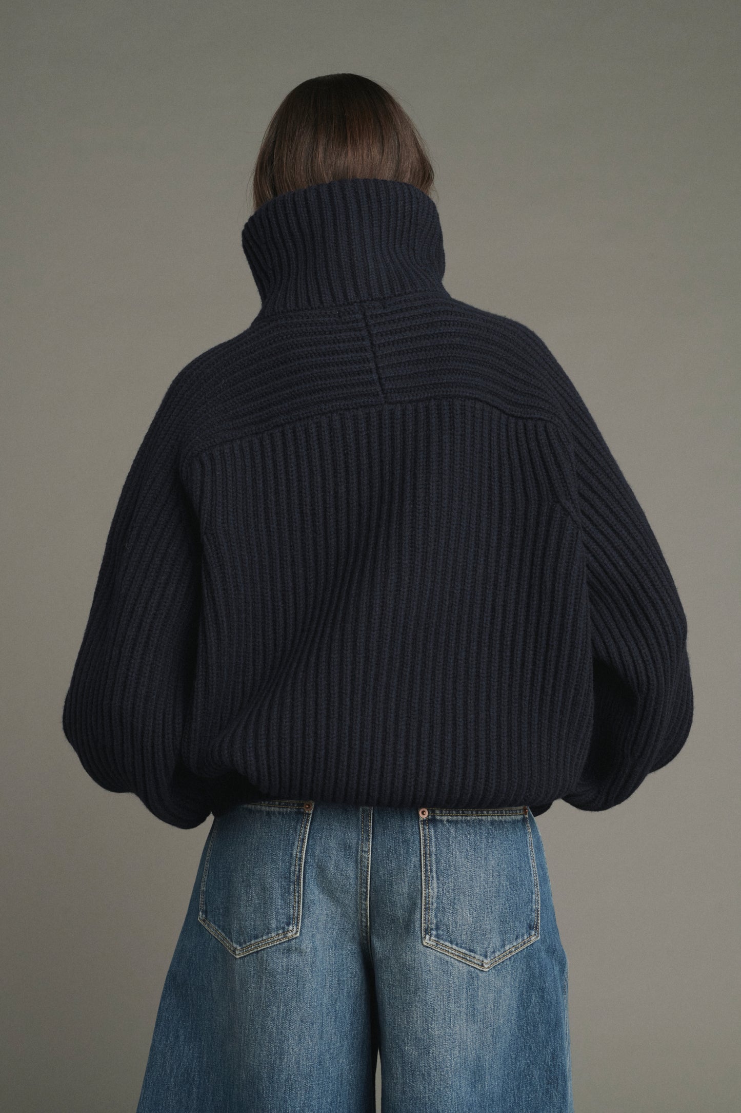 Chaqueta Jasper - Navy - Lana Merino - Mujer