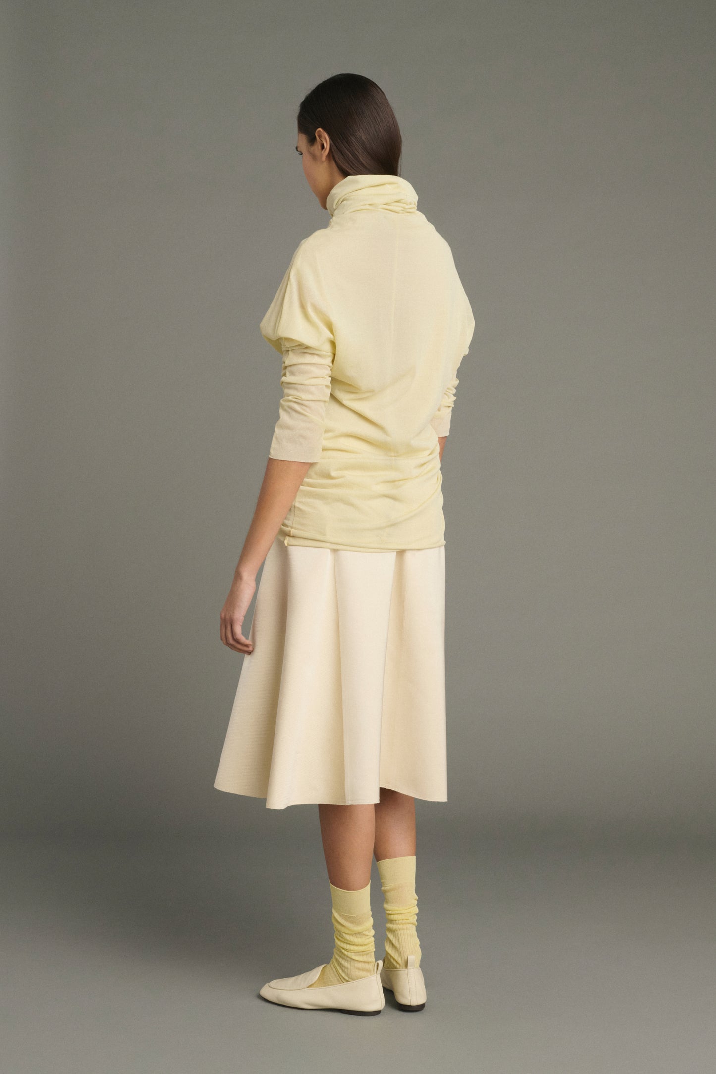 Camiseta Lisia - Amarillo Pálido - Algodón - Mujer