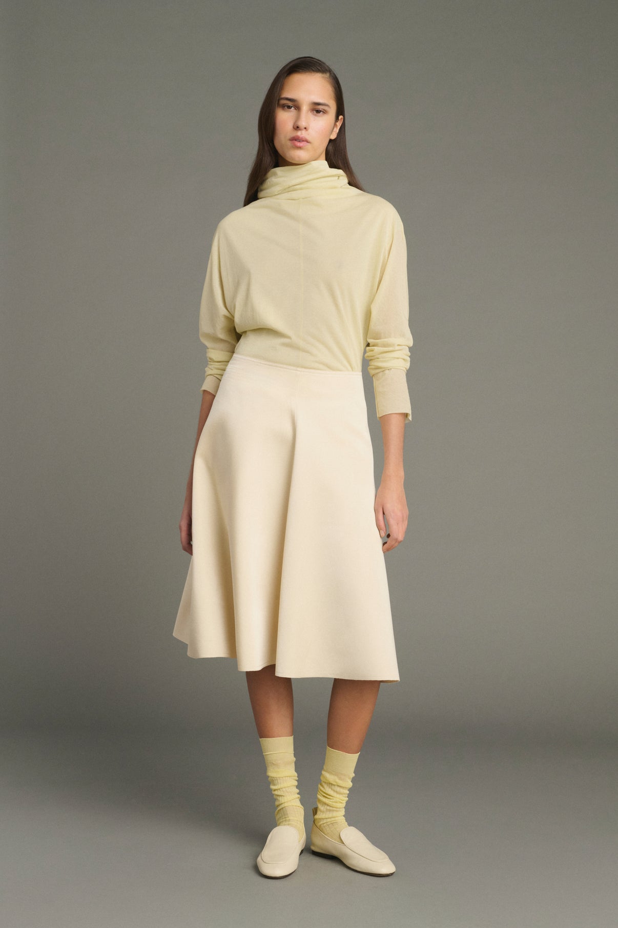 Falda Kelya - Crema - Mujer vue 3
