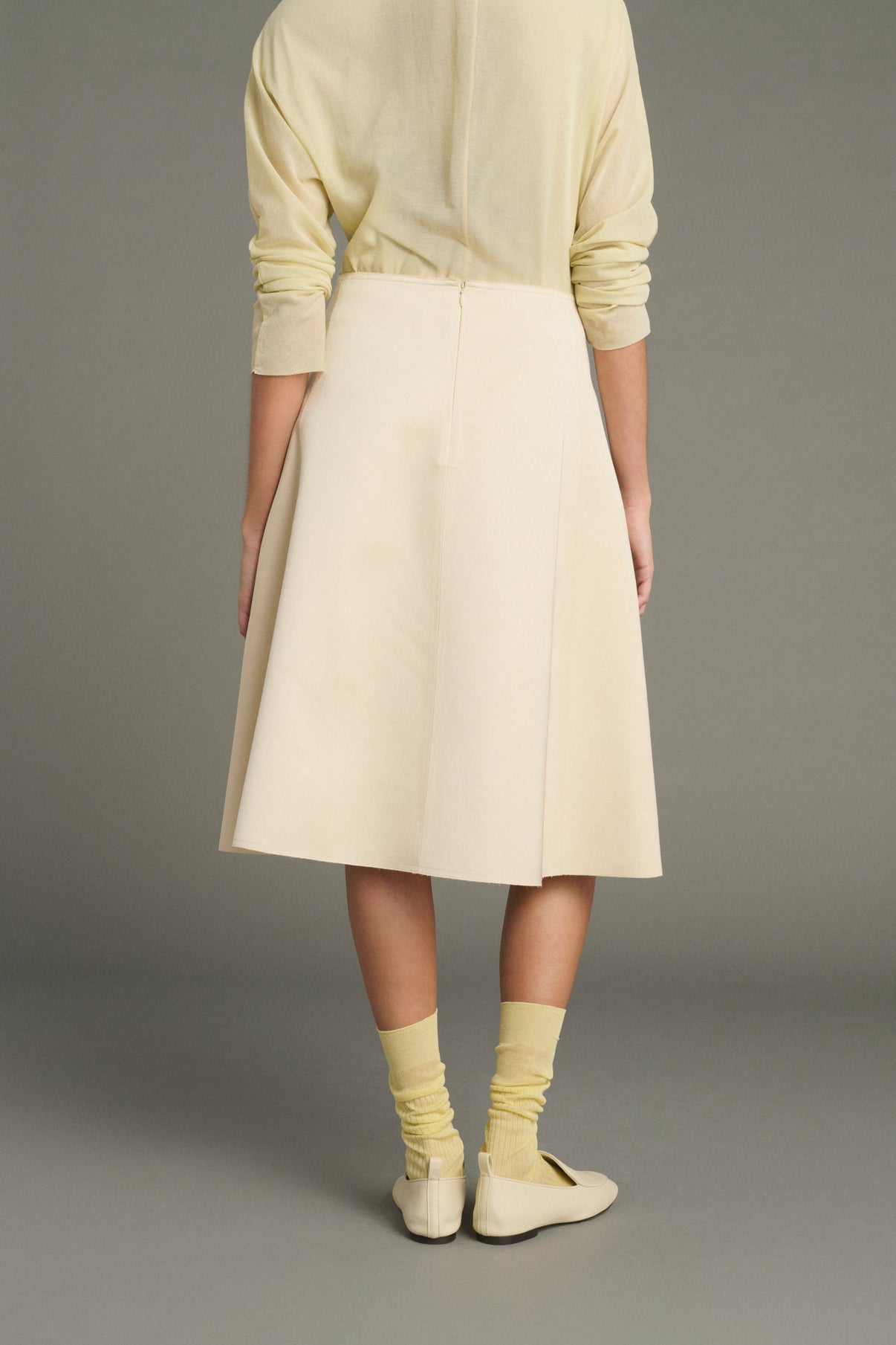 Falda Kelya - Crema - Mujer vue 5