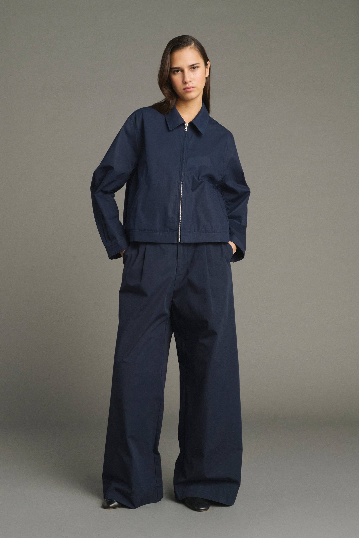 Pantalón Hugues - Navy - Algodón - Mujer