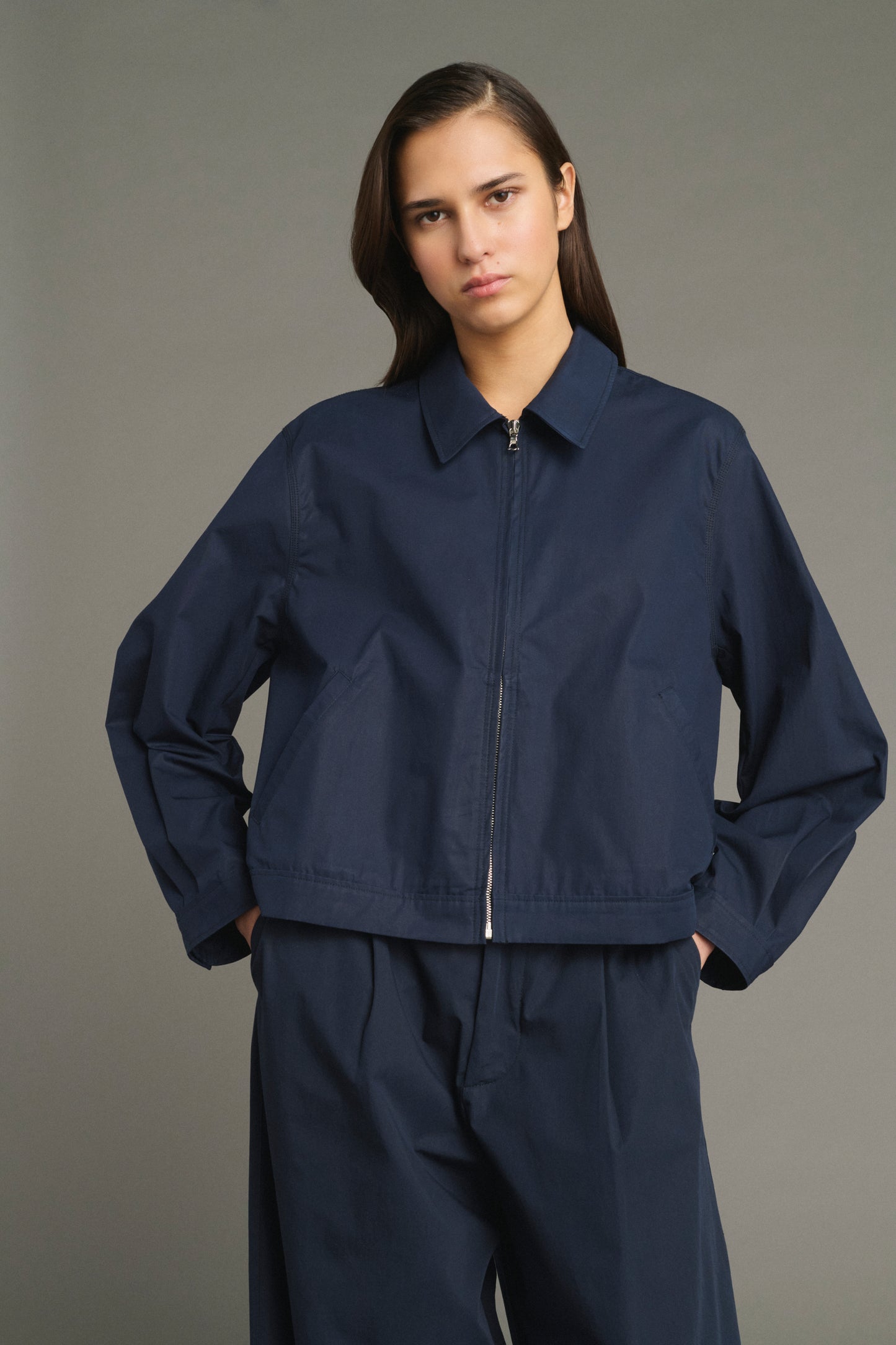 Chaqueta Jared - Azul marino - Algodón - Mujer
