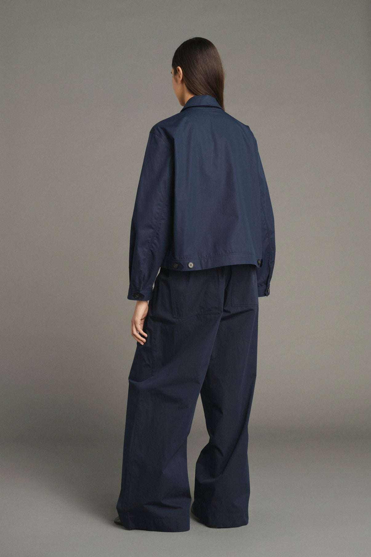Pantalón Hugues - Navy - Algodón - Mujer vue 2
