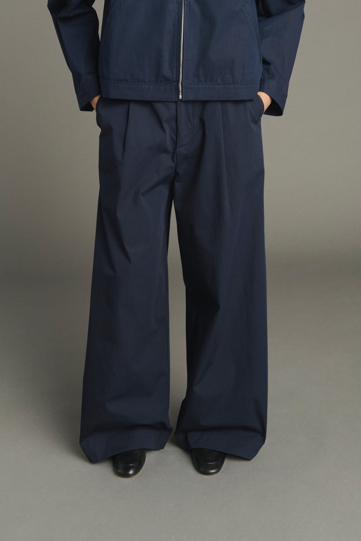 Pantalón Hugues - Azul Marino - Algodón - Mujer vue 3