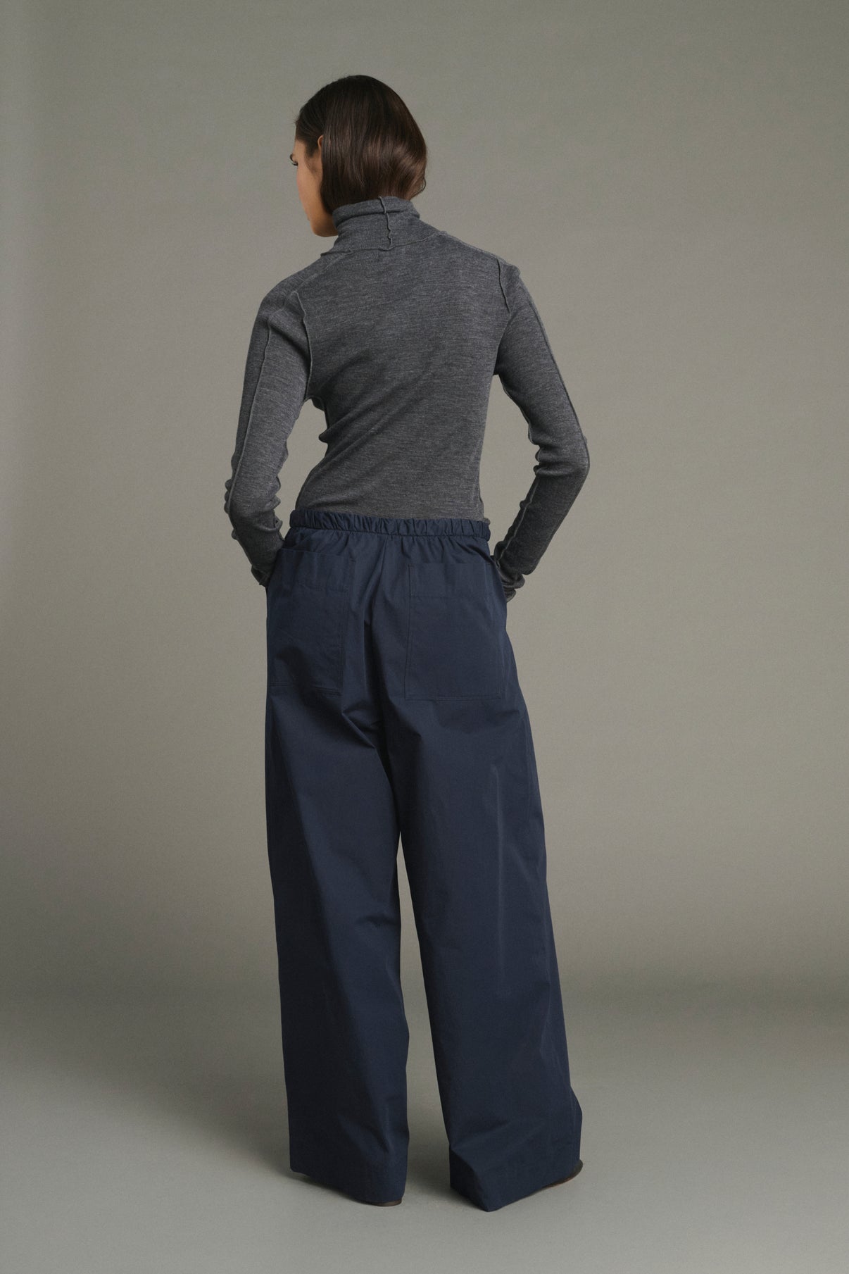 Camiseta Lois - Gris Antracita - Lana - Mujer vue 2