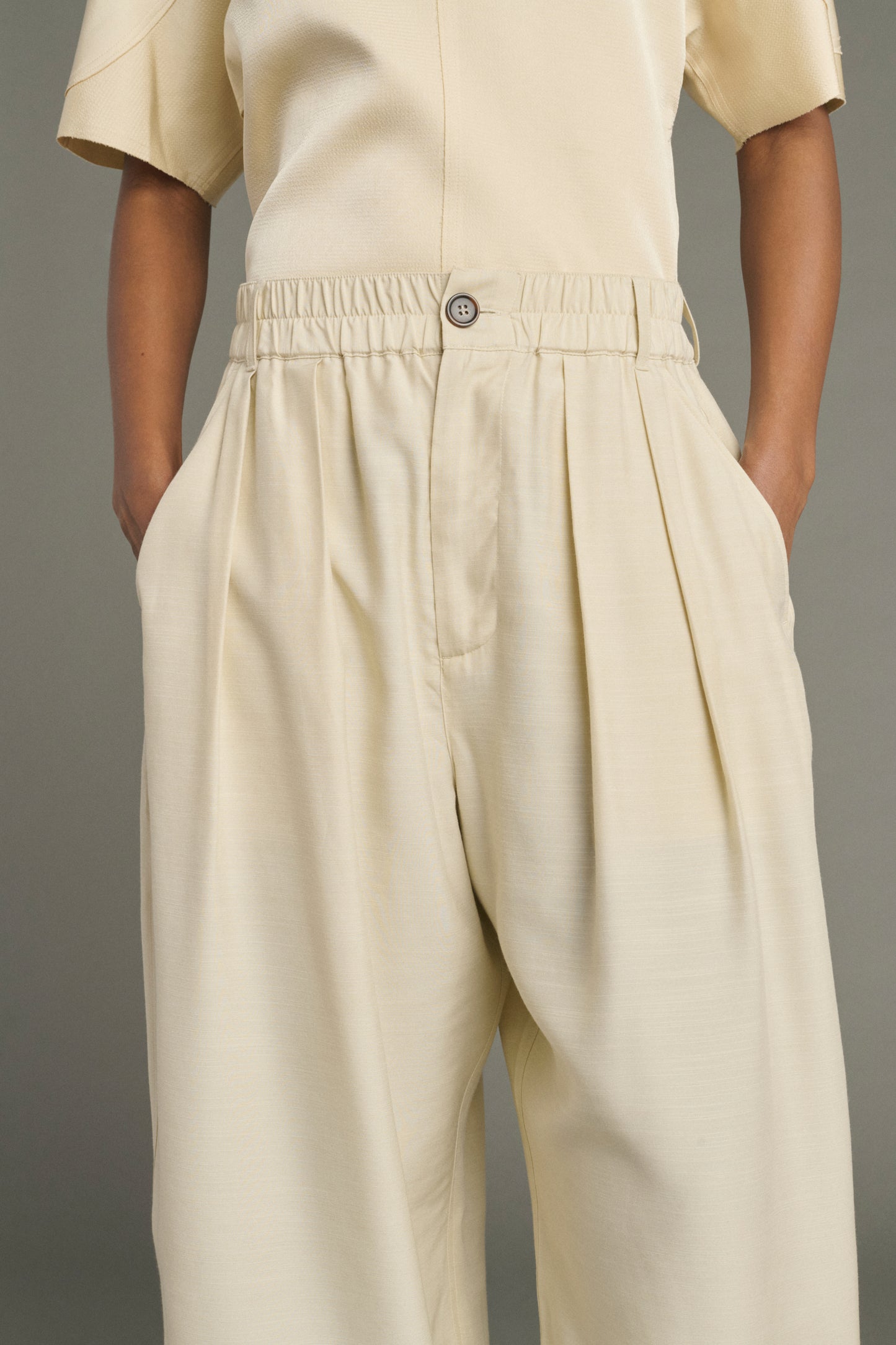 Pantalón Vernon - Écru - Mujer