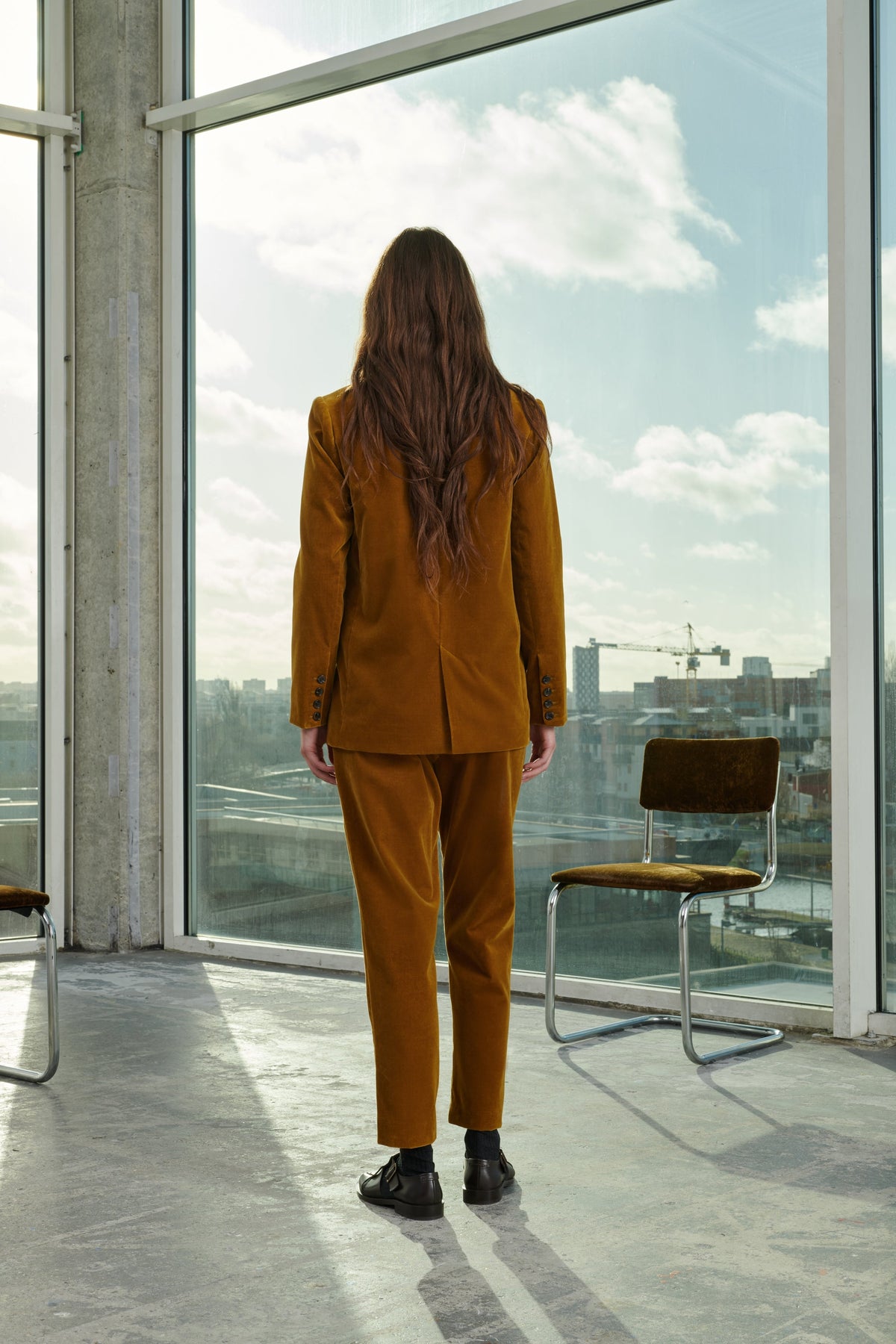 CHAQUETA JANIS BRONCE