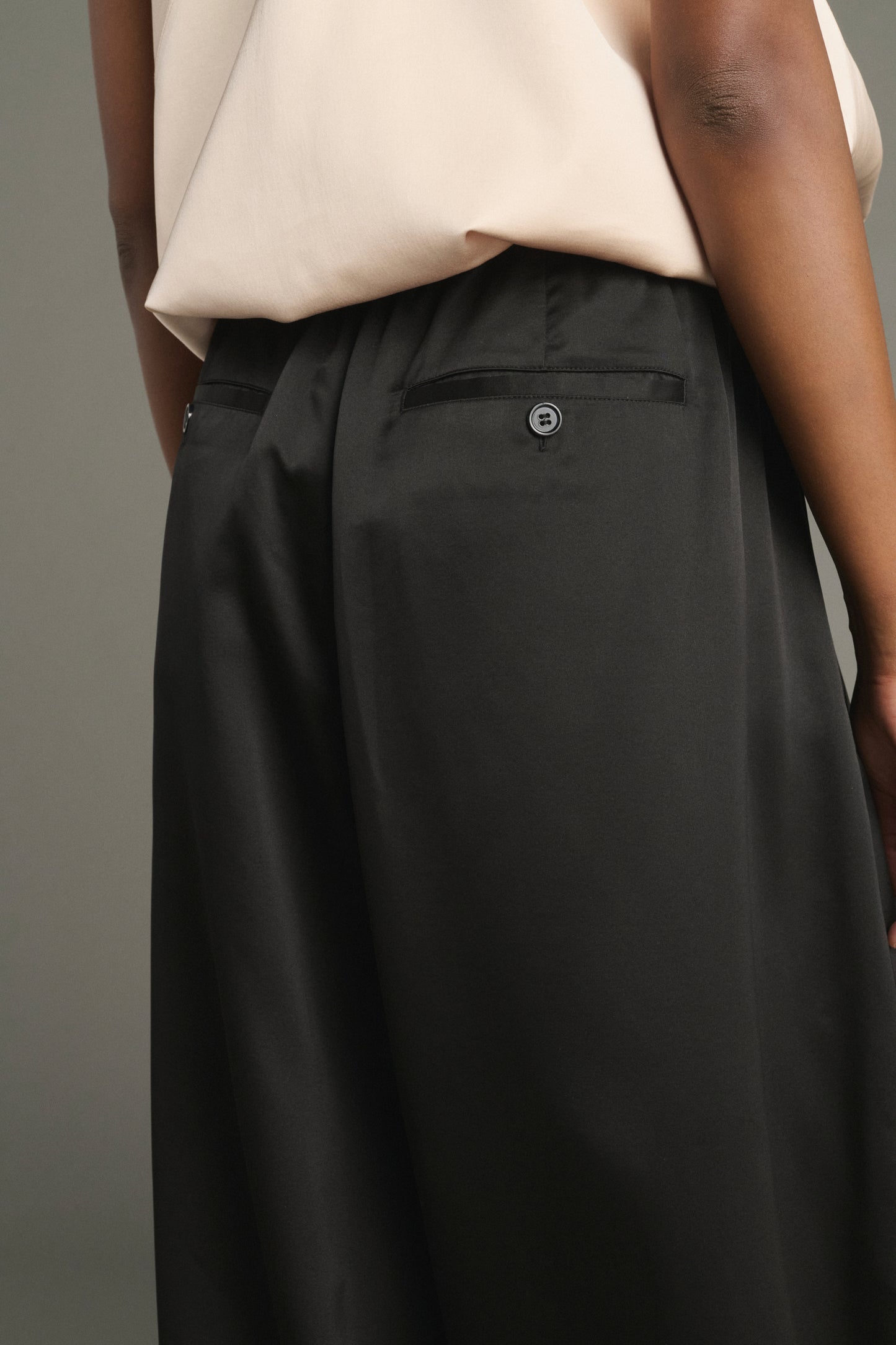 Pantalón Leopold - Negro - Seda - Mujer