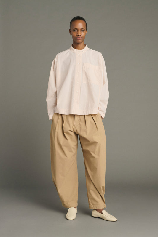 Camisa Chypre - Beige empolvado - Algodón - Mujer