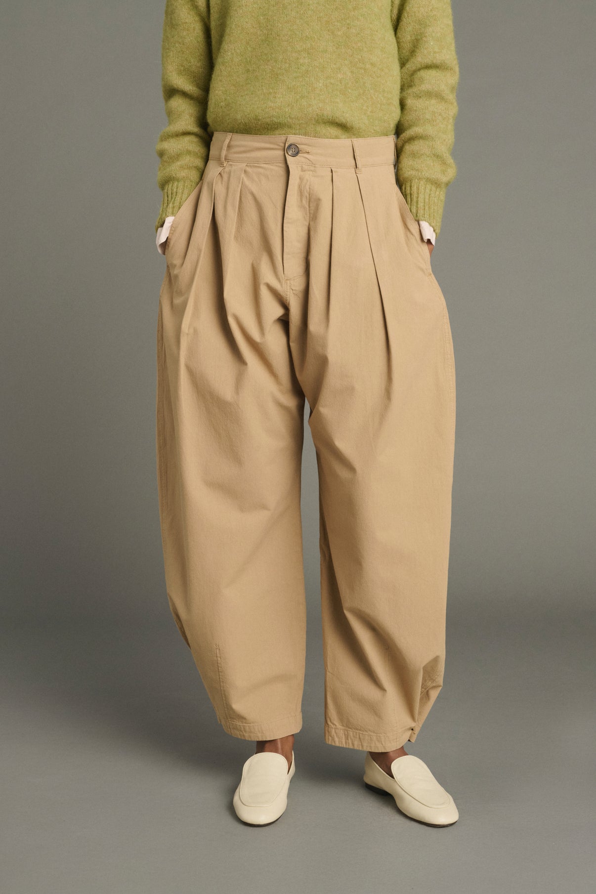 Pantalón Lambert - Beige - Algodón - Mujer vue 2