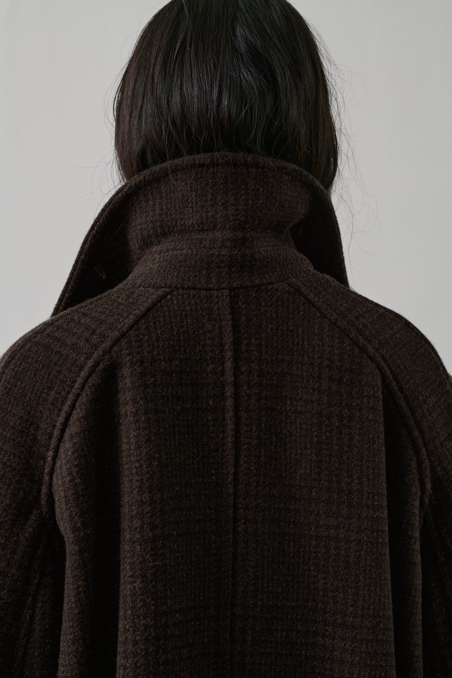 Manteau Berlin - Marron/Noir - Laine - Femme