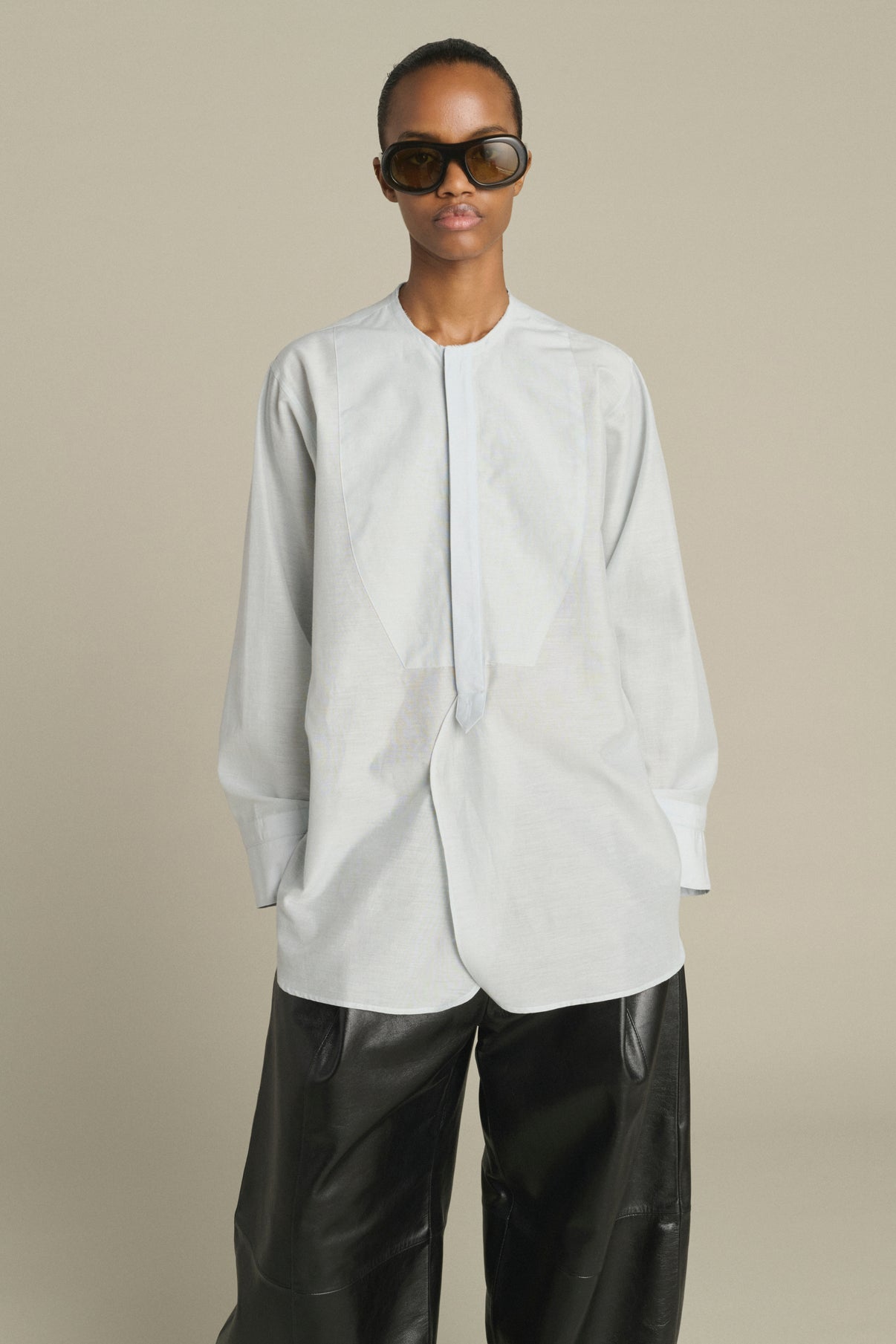 Camisa Anora - Azul Pálido - Algodón - Mujer vue 2